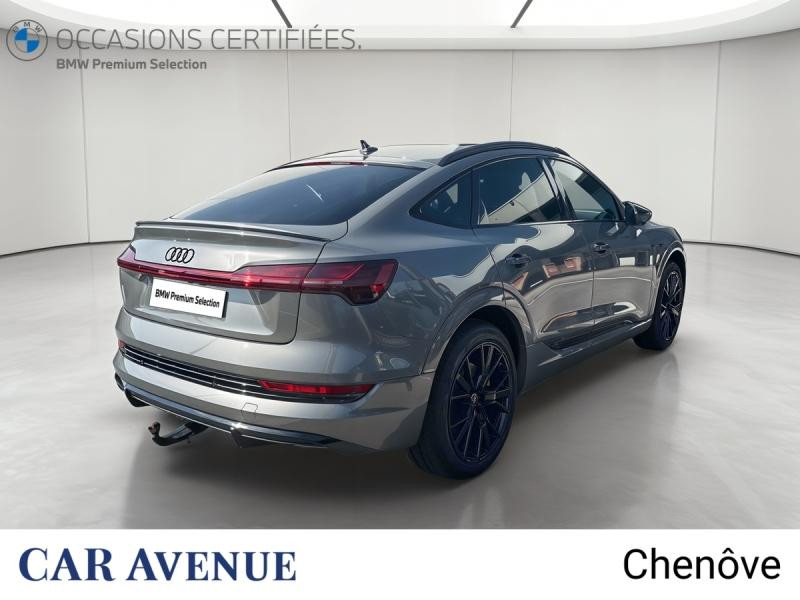 Occasion AUDI e-tron Sportback 55 408ch e-quattro 2022 Gris Manhattan 32900 € à Dijon