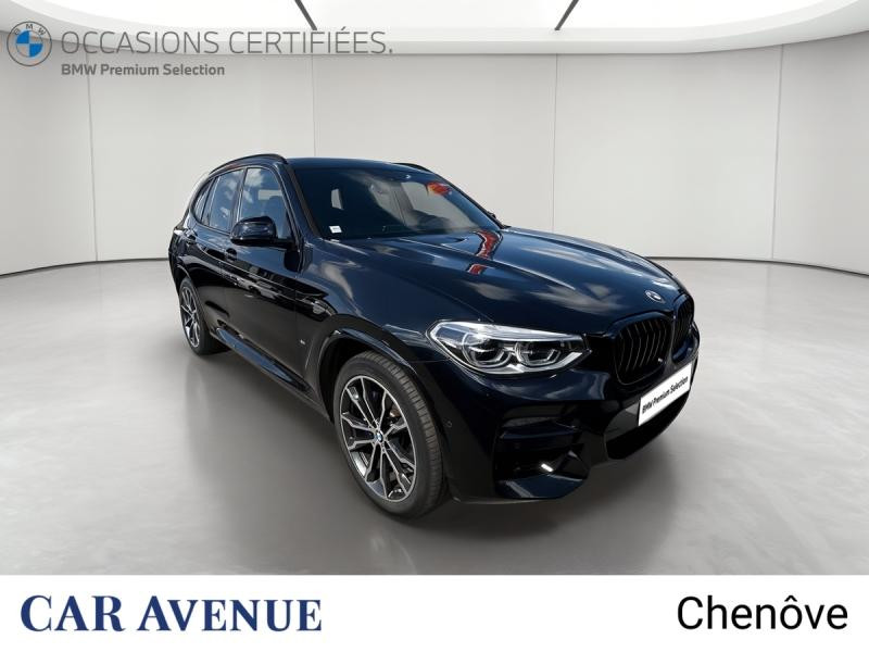 Occasion BMW X3 xDrive30e 292ch M Sport 2020 M Carbonschwarz métallisé 34900 € à Dijon