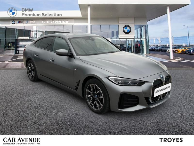 Occasion BMW i4 eDrive40 340ch M Sport 2024 BMW Ind Frozen Pure Grey métallisé 53680 € à Troyes