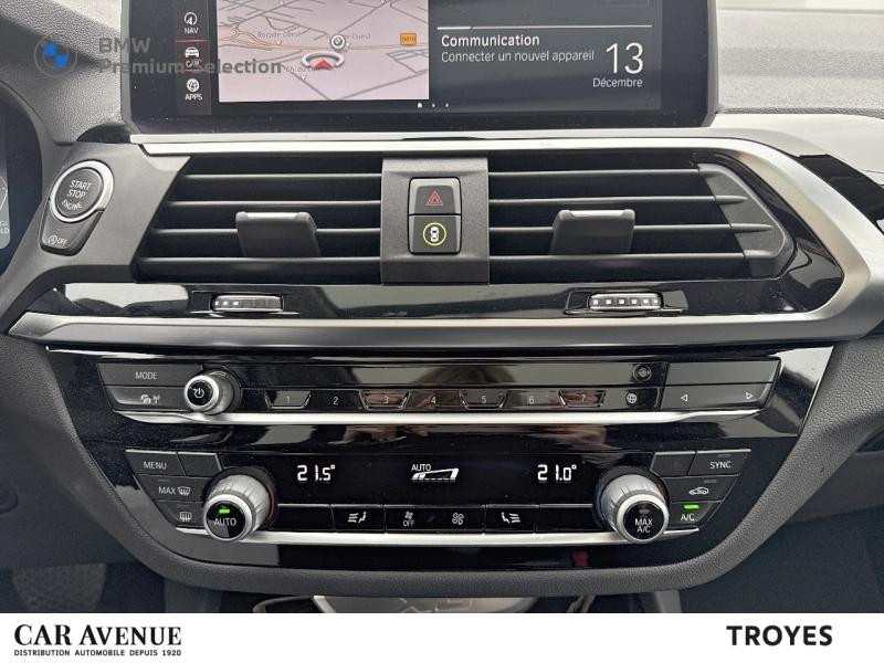 Occasion BMW X3 sDrive18dA 150ch  xLine 2020 Alpinweiss 30900 € à Troyes