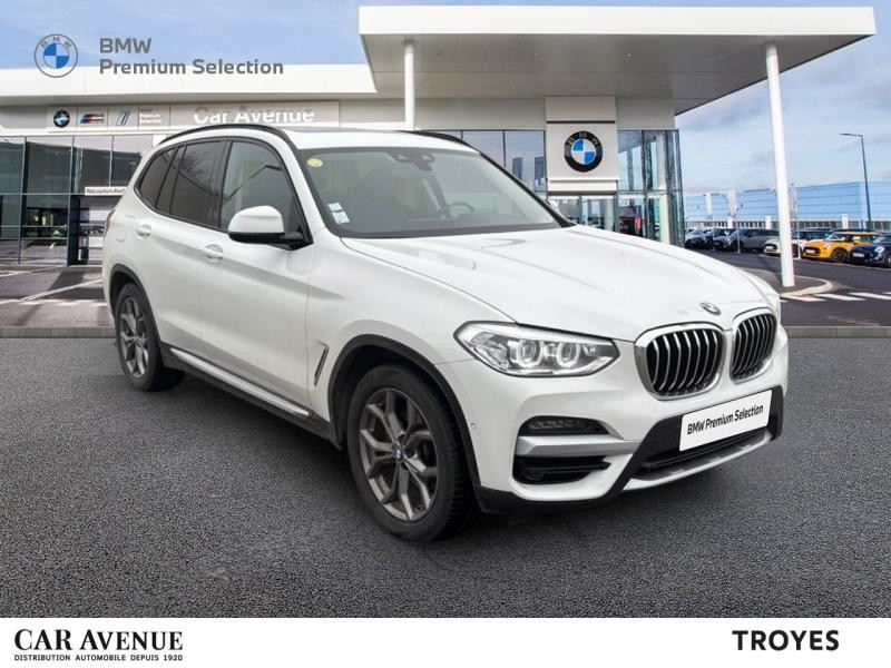 Occasion BMW X3 sDrive18dA 150ch  xLine 2020 Alpinweiss 30900 € à Troyes