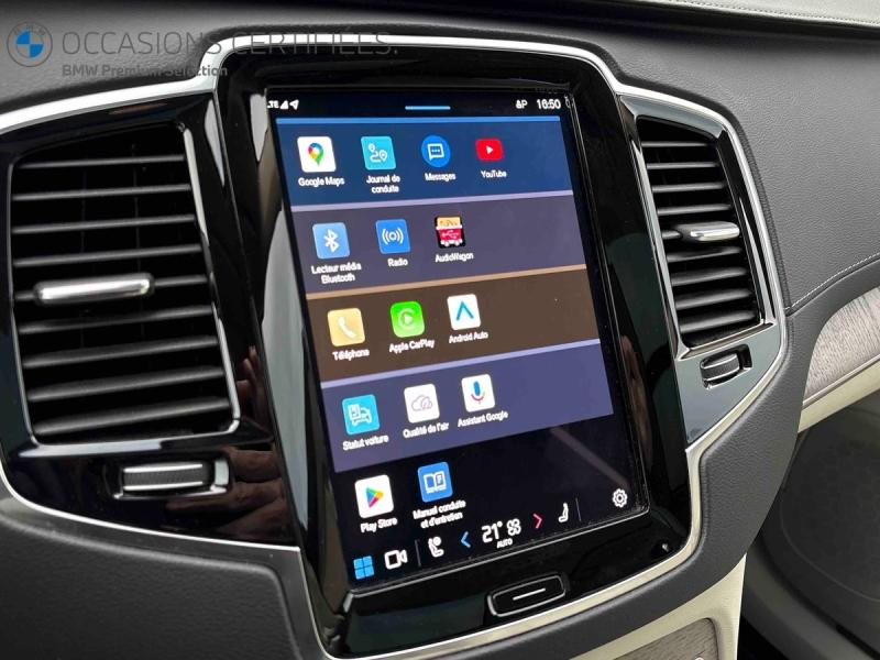 Occasion VOLVO XC90 T8 AWD 310 + 145ch Ultra Style Chrome Geartronic 2023 Bleu Denim Métallisé 50990 € à Chalon-sur-Saône