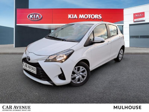 Occasion TOYOTA Yaris 110 VVT-i Design Y20 5p MY19 garantie 12 mois 2019 Blanc 13 490 € à Mulhouse