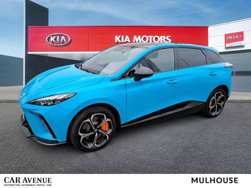 Occasion MG MOTOR MG4 435 - 64kWh Xpower 4WD Caméra 360 GPS Garantie 12/30 2023 Brighton Blue métallisé + Toit noir 30490 € à Mulhouse
