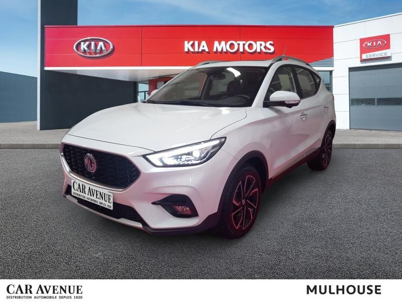 Occasion MG MOTOR ZS 1.0 T-GDi 111ch Luxury Garantie 12/30 TOP CarPlay Sièges chauffants LED 2023 Blanc 16990 € à Mulhouse