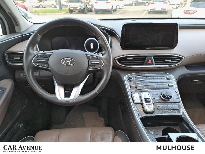 Occasion HYUNDAI Santa Fe 1.6 T-GDI 265ch PHEV Executive BVA6 AWD Garantie 1an TOP Cuir Caméra 360 CarPlay 2021 Glacier White Métal 34490 € à Mulhouse