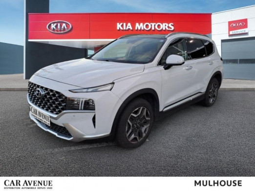Occasion HYUNDAI Santa Fe 1.6 T-GDI 265ch PHEV Executive BVA6 AWD Garantie 1an TOP Cuir Caméra 360 CarPlay 2021 Glacier White Métal 33 590 € à Mulhouse