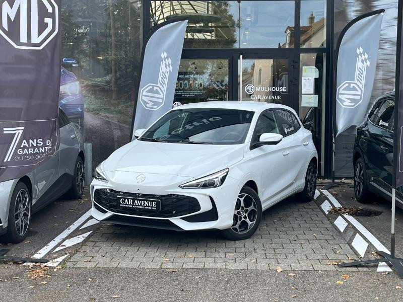 Occasion MG MOTOR MG3 Hybrid+ 195ch Luxury BVA GPS CAMERA GARANTIE 7 ANS 2025 Blanc 20490 € à Mulhouse