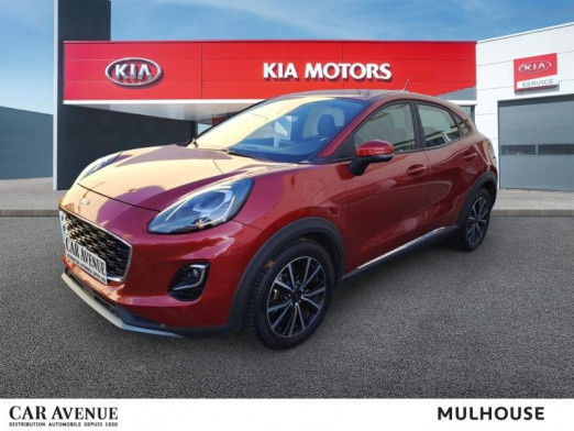 Occasion FORD Puma 1.0 EcoBoost 125ch mHEV Titanium Garantie 1an LED CarPlay Caméra 2020 Rouge 13 990 € à Mulhouse