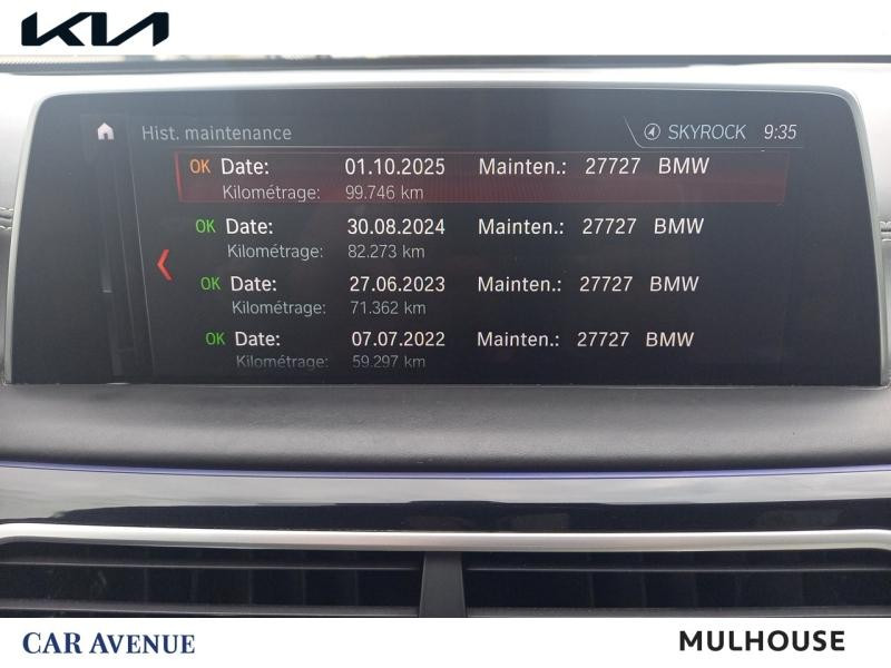 Occasion BMW Série 7 730LdA xDrive 265ch Exclusive Garantie 1an Suivi BMW Full options 2017 Noir 32990 € à Mulhouse