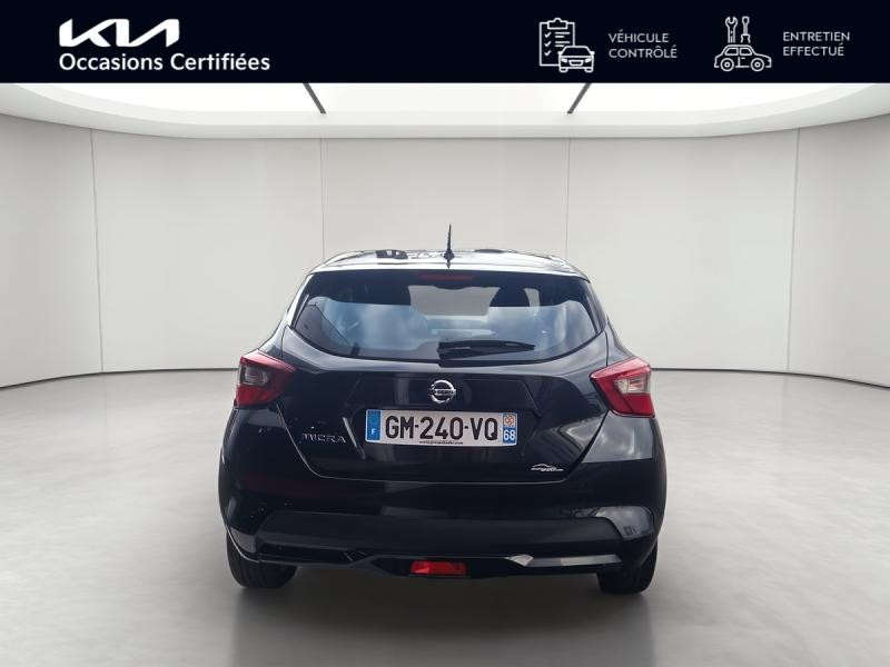 Occasion NISSAN Micra 1.0 IG-T 92ch Acenta 2021.5 Garantie 1an CarPlay Feux auto Régulateur 2023 Noir Obscur 13990 € à Mulhouse