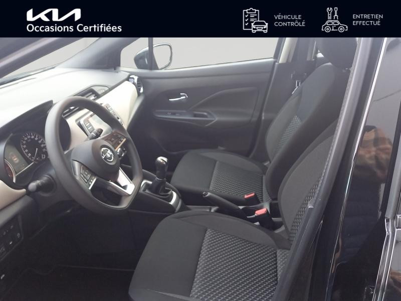 Occasion NISSAN Micra 1.0 IG-T 92ch Acenta 2021.5 Garantie 1an CarPlay Feux auto Régulateur 2023 Noir Obscur 13990 € à Mulhouse