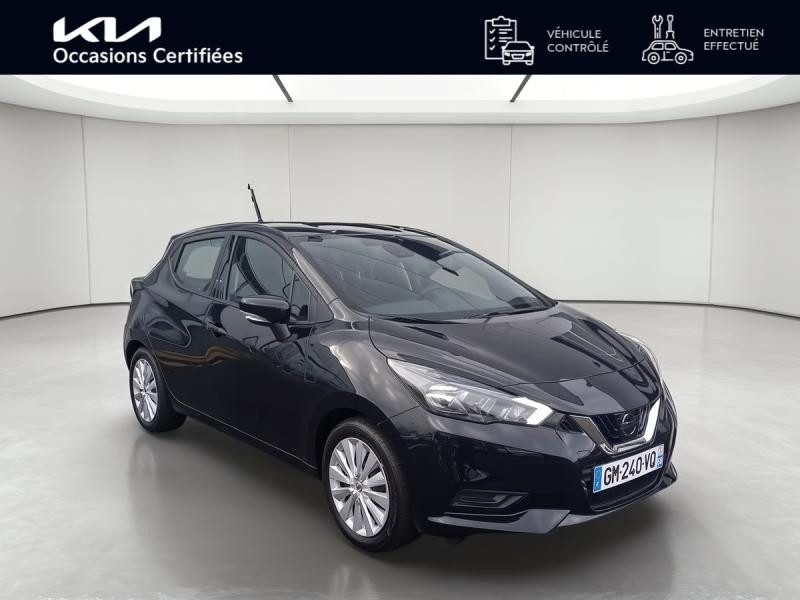 Occasion NISSAN Micra 1.0 IG-T 92ch Acenta 2021.5 Garantie 1an CarPlay Feux auto Régulateur 2023 Noir Obscur 13990 € à Mulhouse
