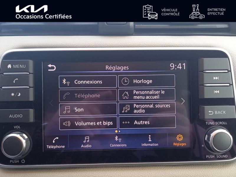 Occasion NISSAN Micra 1.0 IG-T 92ch Acenta 2021.5 Garantie 1an CarPlay Feux auto Régulateur 2023 Noir Obscur 13990 € à Mulhouse